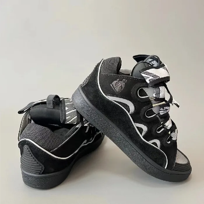 Lanvin Curb Sneaker Black Grey (3) Lanvin Curb Sneaker Black Grey (3)