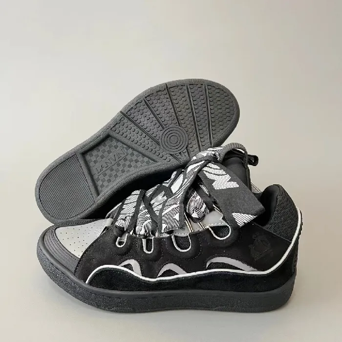 Lanvin Curb Sneaker Black Grey (4) Lanvin Curb Sneaker Black Grey (4)