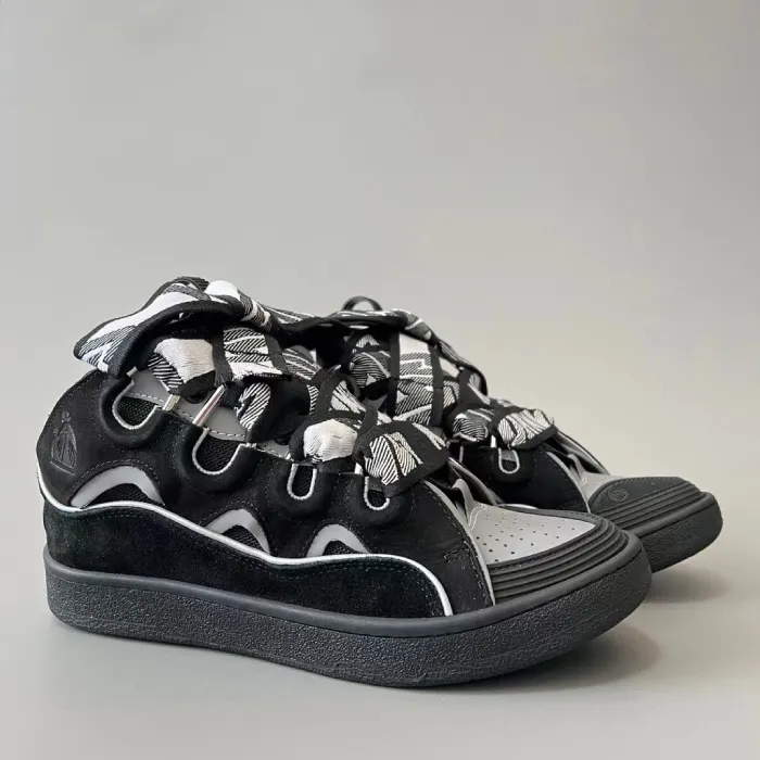 Lanvin Curb Sneaker Black Grey (6) Lanvin Curb Sneaker Black Grey (6)