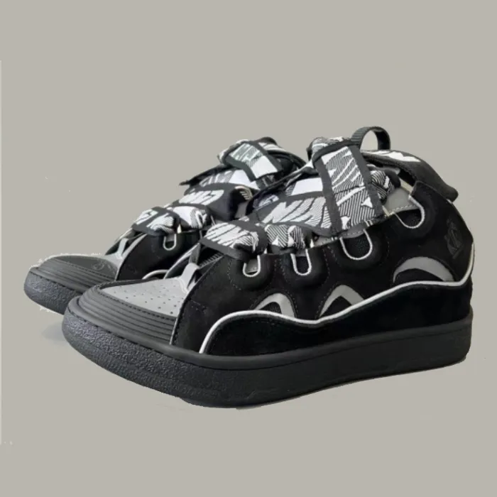 Lanvin Curb Sneaker Black Grey (7) Lanvin Curb Sneaker Black Grey (7)